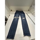 Judy Blue Skinny Fit Distressed Raw Hem Jeans Medium Wash Size 3 26
