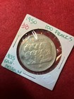1950 100 Franc  835 Silver Belgium Round