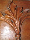 Antique Primitive Hand Carved Wood Folk Art Architectural Panel