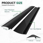 Stove Counter Gap Covers 2-pack  Heat Resistant Stove Gap Filler stove Guards   