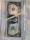  1 1977 Federal Reserve Note Misaligned Print Error - Serial A27440714b