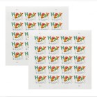 2021 Happy Birthday Forever Usa Stamp Sheet Of 20  Multicolor