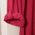 Rxb Red Tunic Top Women Long Tab Sleeve Rayon spandex Size L
