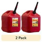 2 Pack Midwest Can Company  5 Gallon Capacity Gas Can With Flame Mitigation Dev