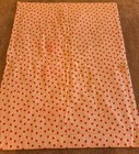 Handmade Baby Quilt Red blue hearts animals  40 x31 