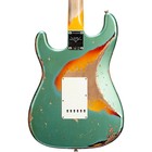Fender Cs 65 Stratocaster Super Heavy Relic Guitar Sherwood Green Metallic burst