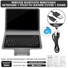  Universal Keyboard Case For 9 7-10 5 Inch Tablets  Black Case   Black Keyboard