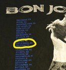 Rare Bon Jovi  Little Rock  Ak Misprint 1993 Tour T Sz L Black Elvis Brockum