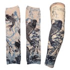 10-pack Temporary Tattoo Sleeves Body Art Cooling Fake Slip On Arm Sun Protector