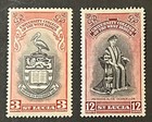 Travelstamps  1951 St Lucia Stamps Sc 149-150 Mh Set University Mogh