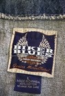 Harley Davidson 1990   s Biker Blues Jacket Jean Vest Patches- Large