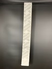 Japanese Hanhaba Obi White Silver Geometric Pattern Kimono Yukata Belt Elegant
