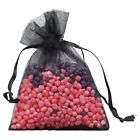 Black Drawstring Organza Gift Bags Wedding Party Favor Jewelry Pouches 20 50 100