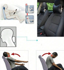 2pcs Universal Pu Leather Car Neck Pillow Seat Headrest - Comfortable Support