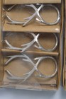 2 Tahari Home Deer Antler Napkin Rings Silver Elk Winter Lodge Cabin Christmas