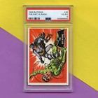 Original 1966 Topps Batman Black Bat Trading Card  46 Psa 4