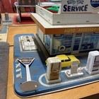 Marx Happi Time Sears Allstate Service Station Tin Litho Toy 26 x15 x6  Parts