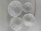 Vintage Agee Pyrex Strawberry      Nesting Bowl Set 