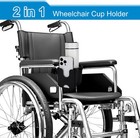 Wheelchair Cup Holder With Phone Holder  Universal 360   Rotatable Walker Cup Hol