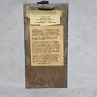 Vintage New Orleans Historic Roofing Slate Tile Wall Art Bourbon St Jazz 1986