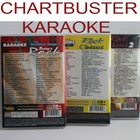 Chartbuster Karaoke 3 Complete Sets Cd g 9 Disc Rock Hits New W  Song List