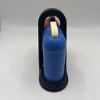 Mcm Vintage Carvanite Bakelite Art Deco Salt Pepper Shakers   Caddie Red   Blue