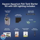 Aqueon 10 Gallon Aquarium Starter Kit With Smartclean Filtration And Led Ligh