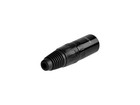 Monoprice 3-pin Dmx Terminator - Black  W  An Anodized Aluminum Locking Xlr Body