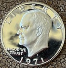 1971-s Eisenhower Silver Dollar Proof Us Mint Coin  40  Silver  1  W  Capsule