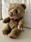 Vintage  Russ Berrie Andrew Teddy Bear Christmas   Plaid Stuffed Plush