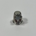 Nevada Metal Thimble Hoover Dam Red White Blue Silver Badge