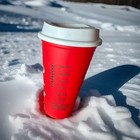 Starbucks 2019 Holiday Reusable Red Hot Cup Grande 16oz Bpa Free Plastic Coffee