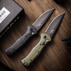 9070 D2 Blade Fiberglassr Handle Tactical Pocket Folding Knife Edc