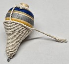 Traditional Mexican Trompo Spinning Top Crafted From Wood Hand Painted