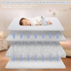 4 In 1 Baby Bassinet   Bedside Sleeper W Soft Mattress  Mosquito Net 6 Heights