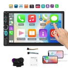 7  Double 2 Din Car Mp5 Player Bluetooth Touch Screen Stereo Radio With Camera