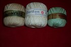 3 Vintrage Spools Crochet Embroidery Thread Puritan Lily And J   P Coats