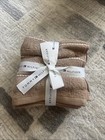 Tommy Hilfiger Towel Wash Cloth  Brown 4 Pc New
