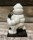 Michelin Man Bibendum Inflating Tire W  Moveable Head Cast Iron 6 5  Tall Statue