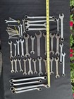 Lot Of 40 Wrench Lot Forged Usa Open Ended Combo Closed Vintage Tool