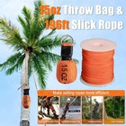 Arborist Throw Line Kit  15oz Throw Weight   196ft Paracord Rope  100  Polyester