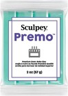 Versatile Non-toxic 2 Oz Mint Green Polymer Oven-bake Clay - For Jewelry   D  cor