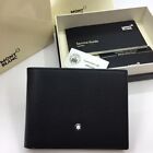 New 14548 Montblanc Men s Meisterstuck Leather Wallet 6cc Black