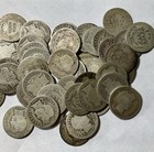 1892-1916 Liberty Barber Dime Roll - 50 Coins  - Free Shipping