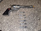1950s Nichols Stallion  45 Mark Ii Cap Gun Revolver Black Grips All Bullets