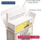 Classic Tarot Cards  78 Card Tarot Deck With Guide Book For Beginners   350 Gsm