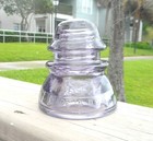 Great Purple Cd 154 Whitall Tatum Glass Insulator