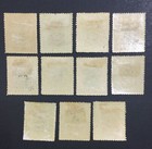 Momen  Malaya Straits Sg  141-151 1906-07 Mint Og H   400 Lot  60184