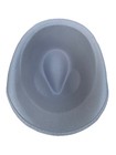Bavarian German Alpine Oktoberfest Hat Gray With Feather Trim