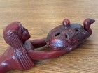 Original Ronson Art Deco Metal Insence Burner 1920s Vgc Nude Risqu   